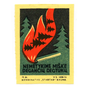 Lithuanian Fire Safety - Do not play with fire