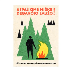 Lithuanian Fire Safety - Do not play with fire