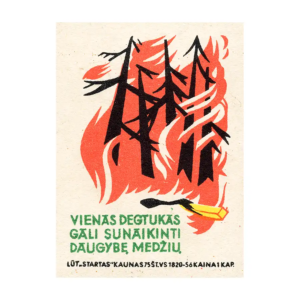 Lithuanian Fire Safety - Do not play with fire