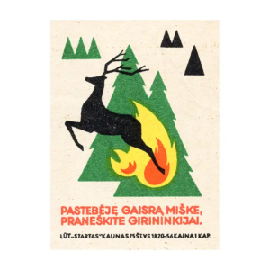 Lithuanian Fire Safety - Do not play with fire