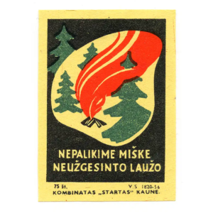 Lithuanian Fire Safety - Do not play with fire