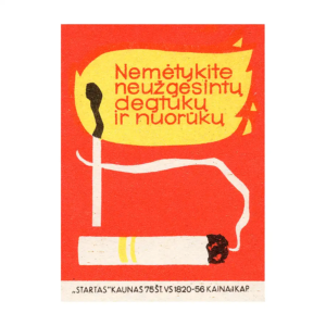 Lithuanian Fire Safety - Do not play with fire