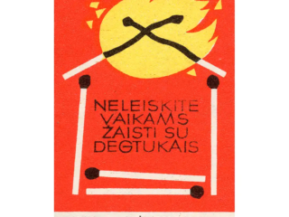 Lithuanian Fire Safety - Do not play with fire