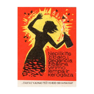 Lithuanian Fire Safety - Do not play with fire