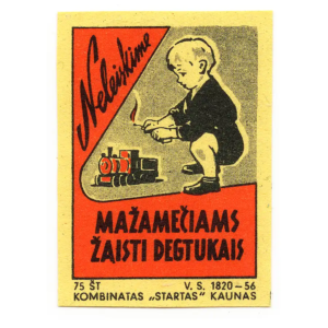 Lithuanian Fire Safety - Do not play with fire