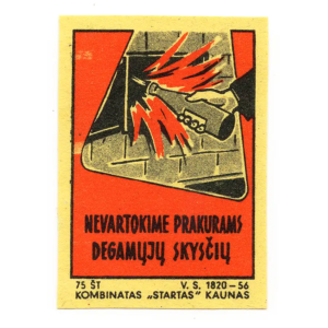 Lithuanian Fire Safety - Do not play with fire