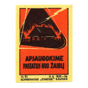 Lithuanian Fire Safety - Do not play with fire
