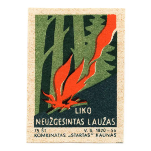 Lithuanian Fire Safety - Do not play with fire