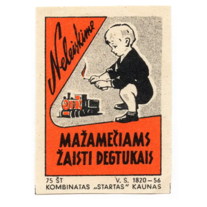 Lithuanian Fire Safety - Do not play with fire