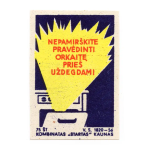 Lithuanian Fire Safety - Do not play with fire