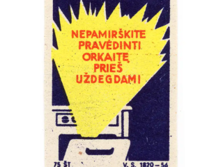 Lithuanian Fire Safety - Do not play with fire