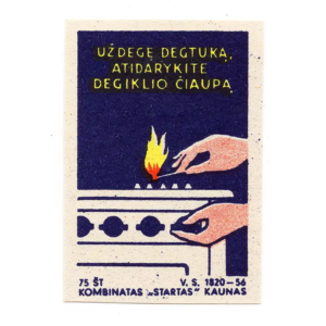 Lithuanian Fire Safety - Do not play with fire