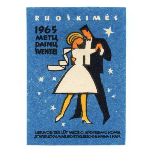 Lithuanian Matchbox Labels - Lithuanian Song Festival, 1965