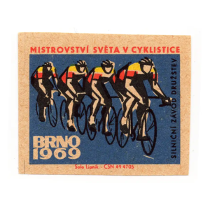 World Cycling Championship BRNO 1969 - Matchbox Labels, 100 years of Cycling