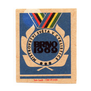 World Cycling Championship BRNO 1969 - Matchbox Labels, 100 years of Cycling