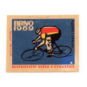 World Cycling Championship BRNO 1969 - Matchbox Labels, 100 years of Cycling