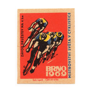 World Cycling Championship BRNO 1969 - Matchbox Labels, 100 years of Cycling