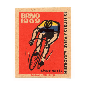 World Cycling Championship BRNO 1969 - Matchbox Labels, 100 years of Cycling