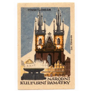 Czechoslovak Cultural Monuments - Matchbox Labels