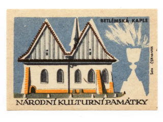 Czechoslovak Cultural Monuments - Matchbox Labels
